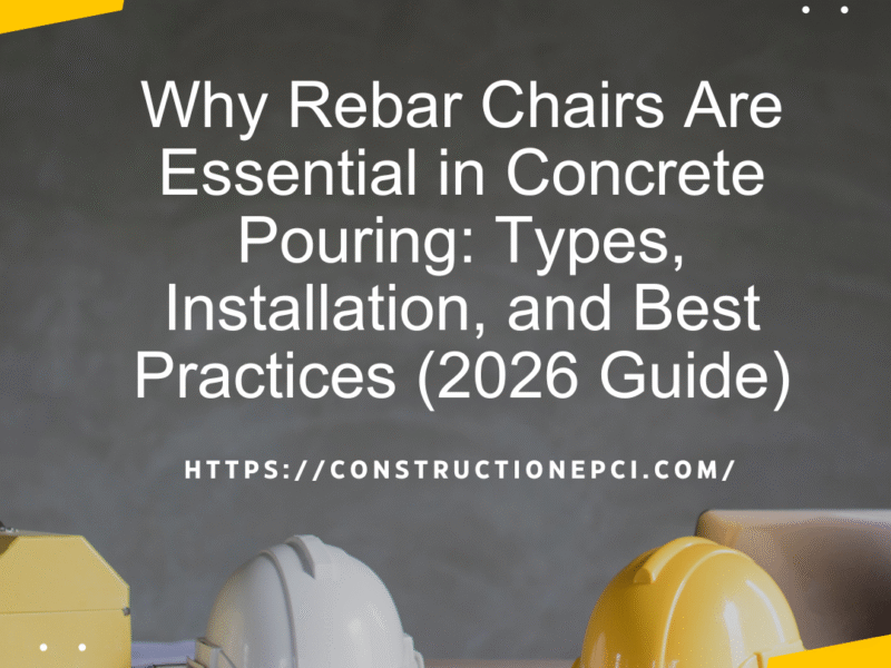 Why Rebar Chairs Are Essential in Concrete Pouring: Types, Installation, and Best Practices (2026 Guide)